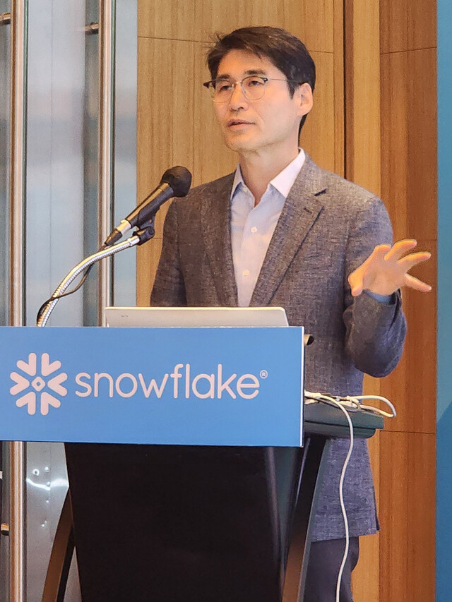최기영 스노우플레이크 한국 지사장. 박광하 기자