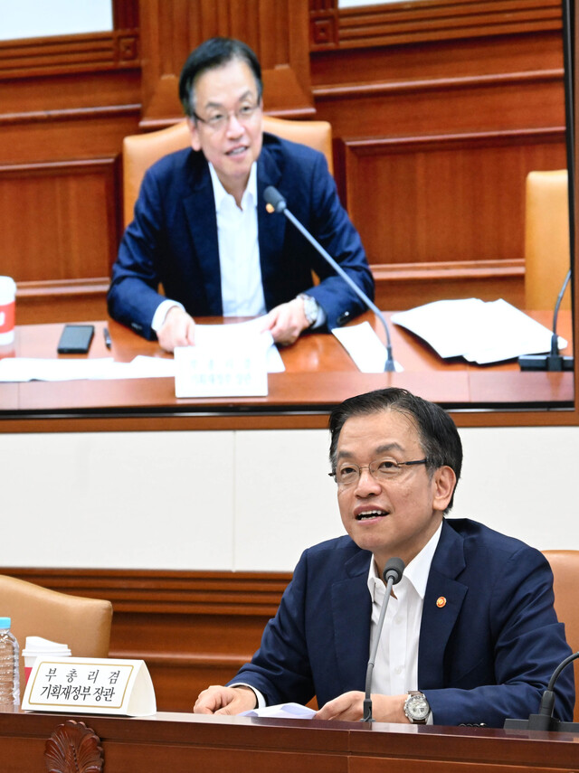 최상목 부총리 겸 기획재정부 장관. 기재부